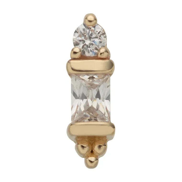 Baguette and Trinity Bead Top, Top