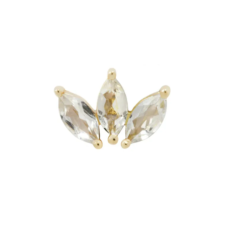 Moet, Threadless end · zircons