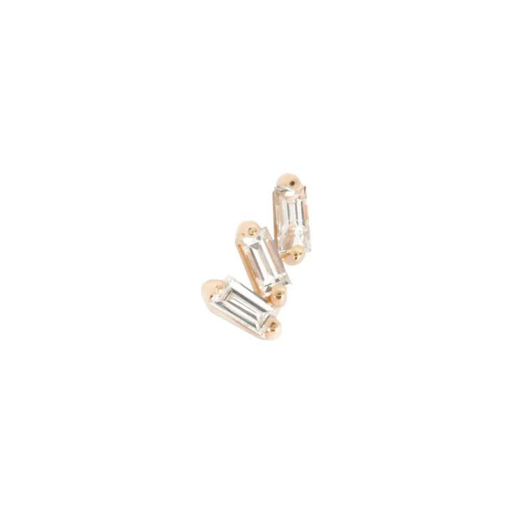 Staxx Topaze (Droite), Threadless end · blanc topaze